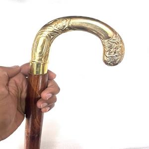 Bastón de madera con mango victoriano, bastón de diseñador Vintage para caminar, regalo para padre, bastón para hombres y mujeres, regalo de bastón - Product Image 1