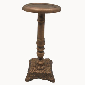 Rond Antique En Gros Bougie Pilier Titulaire Nickel Brut De Noël De Mariage Décoration De La Maison Bougie Pilier Stand En Vrac - Product Image 5