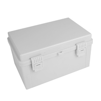 Couvercle gris de boîtier électrique extérieur étanche IP66 en plastique ABS encliquetable pour la boîte de jonction étanche de distribution d'énergie