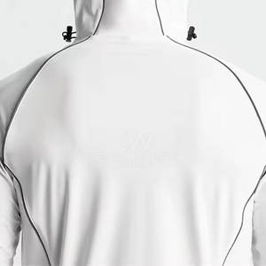 ชุดสั้นมีฮู้ดสำหรับผู้ชายชุดสั้นมีฮู้ดสีทึบดีไซน์ใหม่ล่าสุด - Product Image 6