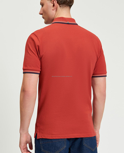 Men's Knitted Printed Polo Shirts with Premium Fabric Comfortable Breathable Woven Label 180g Embroidered Button-<b>Down</b> - Product Image 3
