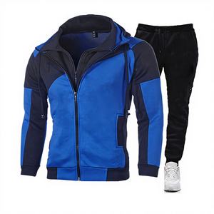 Sudadera con Capucha de Invierno Personalizada con Logotipo, Sudadera Unisex de Algodón y Terciopelo, Conjunto de Pantalones Deportivos y Sudadera con Capucha para Hombre - Product Image 1