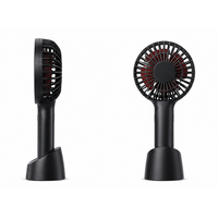 <b>Mini</b> Portable Handheld <b>Fan</b> with 3 Speeds Foldable Battery & <b>USB</b> Powered with Light for Home and Car - Product Image 3