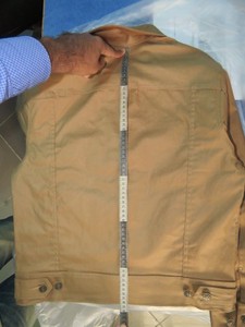 Chaqueta vaquera lavada personalizada al por mayor, chaqueta vaquera extragrande de talla grande, chaqueta vaquera - Product Image 5