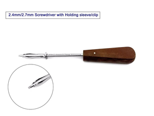Manchon de maintien pour tournevis à os vétérinaire, instrument chirurgical manuel en acier inoxydable pour les procédures ORL et de chirurgie générale - Product Image 5