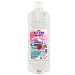 Plancha de agua rosa de 1 L OEM ODM, con sabor destilado, aromatizados, fácil planchado, fragancia de agua para planchar, 1000 ml, personalizada