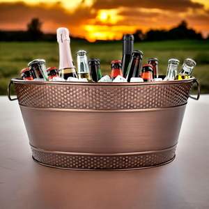 wine <b>ice</b> <b>bucket</b> <b>beverage</b> cooler <b>bucket</b> stainless steel <b>ice</b> <b>bucket</b> galvanized <b>beverage</b> <b>tub</b> metal <b>ice</b> <b>bucket</b> beer <b>ice</b> <b>bucket</b> - Product Image 5