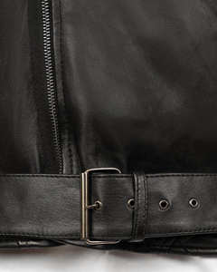 Veste en cuir de moto vintage pour homme, veste en cuir véritable pour homme, couture durable, idéale pour la nouvelle mode masculine et les activités de plein air - Product Image 4