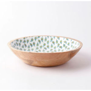 Dinnerware Wooden Food <b>Fruit</b> Salad Bowl Large Size Dough Serverware Bowl Wooden <b>Sticker</b> Tableware Restaurant Cafe Bowl Spoon - Product Image 2