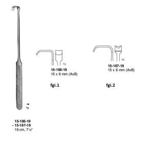 Stranell Stille 19cm Retractores quirúrgicos Instrumentos de base de calidad alemana con aprobación CE ISO Acero inoxidable 15x6mm - Product Image 2