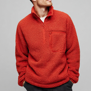 Chaqueta de Forro Polar Sherpa con Capucha para Hombre, Abrigo Polar para Invierno, Chaqueta Polar Sherpa con Cierre de Cremallera para Hombre - Product Image 5