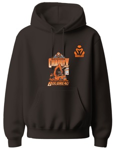 Vêtements d'hiver unisexes, sweat à capuche en molleton imprimé style vintage 100% coton pour hommes et femmes - Product Image 2