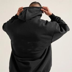 Sweat à capuche surdimensionné à la mode hommes femmes tenue décontracté coupe ample sweat à capuche hommes sweats à capuche fabricant - Product Image 6