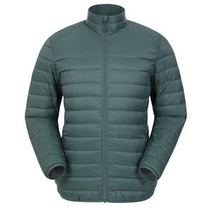 Blouson bombardier rembourré en coton pour hommes personnalisé vente en gros veste matelassée en tissu à bulles de style rue avec coupe-vent en duvet - Product Image 1