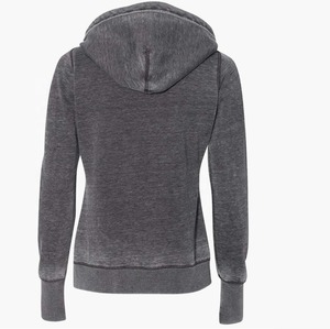 Léger meilleure vente tenue décontracté femmes lavage à l'acide sweat à capuche High Street Style personnalisé lavage à l'acide sweats à capuche pour les femmes - Product Image 6