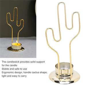 Home Decor Luxury Brass Metal Candle Stand with <b>Wax</b> <b>Mold</b> for Christmas Decor - Product Image 2