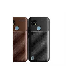 Funda Protectora de Silicona TPU Negra Compatible con Realme C21/C25s/Q3s/5G, Carcasa Premium Marrón - Product Image 3