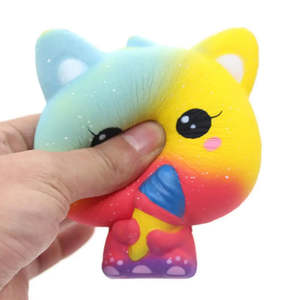 Juguete Antiestrés de Arcoíris, Juguete para Aliviar la Ansiedad, Pelota para Apretar para Niños de 5 a 7 Años, Espuma de PU, Silicona de PU, Juguete de Burbujas con Animales - Product Image 2