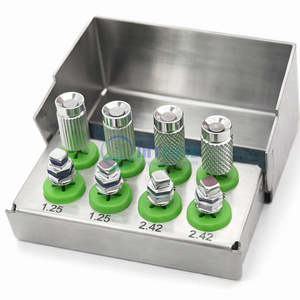 Kit Profesional de Destornilladores Hexagonales Manuales de Acero Inoxidable para Implantes Dentales, 8 Piezas, Largos y Cortos, Herramientas Quirúrgicas Intensas para Implantes - Product Image 2