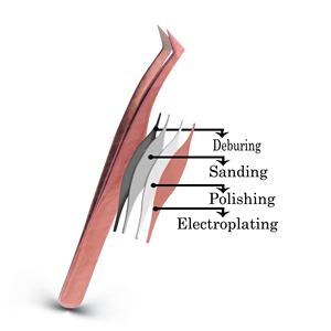 Pinces à cils de grande précision, durables, en acier inoxydable japonais, pointe en fibre, accessoires pour cils les plus vendus, outils - Product Image 4