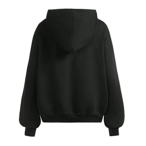 Vente en gros directe des fabricants-Sweat à capuche d'hiver lourd personnalisable avec impression numérique zippée en strass Vêtements de haute qualité - Product Image 2