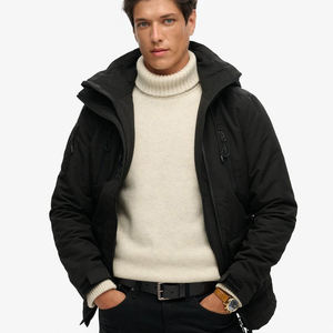 Veste d'hiver personnalisée 2025 pour hommes, fermeture éclair avant en spandex/polyester - Product Image 1