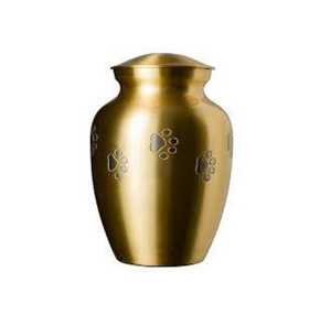 โกศสำหรับสุนัขและแมวทำจากทองเหลืองทันสมัยทำด้วยมือสำหรับใส่เถ้ากระดูก - Product Image 1