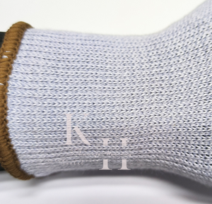 ถุงมือผ้าฝ้ายออร์แกนิคถักทนทานเป็นมิตรกับสิ่งแวดล้อมผ้าน้ำหนักเบาสวมใส่สบายไม่รุนแรงใช้ในชีวิตประจำวัน - Product Image 5