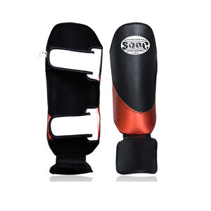 Conception personnalisée Protège-tibias imperméables de qualité pour la boxe Kick Protection professionnelle en cuir synthétique personnalisée Sécurité sportive - Product Image 4