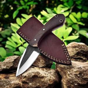 Cuchillo de Desollado y Deshuesado Hecho a Mano de Alta Calidad, Cuchillo de Desollado de Acero Inoxidable con Mango de Madera, Cuchillo de Caza, Grado Industrial OEM - Product Image 1