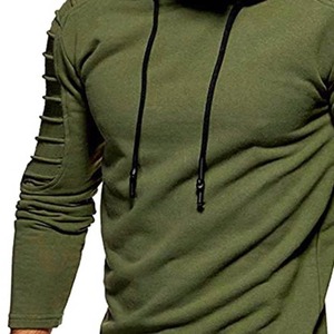 Últimas sudaderas con capucha de colores sólidos de gran tamaño de alta calidad para hombres Impresión de logotipo personalizado Colección de invierno de tarifa barata 2026 - Product Image 4
