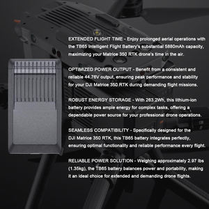 Batería de Repuesto para DJI Matrice 350 RTK - BESTAR BS-TB65 5880mAh 44.76V Batería de Vuelo Inteligente con Celdas de Alta Energía - Product Image 6