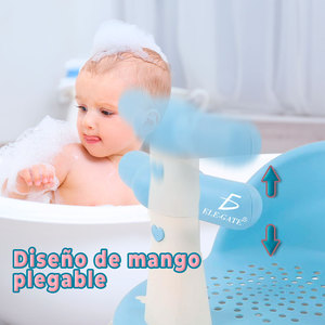 Seggiolino da Bagno Grande per Neonati con Schienale Confortevole e Ventose Antiscivolo Sicure, Vasca in Plastica per Uso in Bagno, Priorità alla Sicurezza - Product Image 5