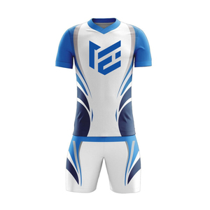 ชุดกีฬาสีเขียวโพลีเอสเตอร์100% ชุดฟุตบอลชุดพิมพ์ซับลิเมชันดิจิตอลสูงสำหรับทีมเด็ก - Product Image 1