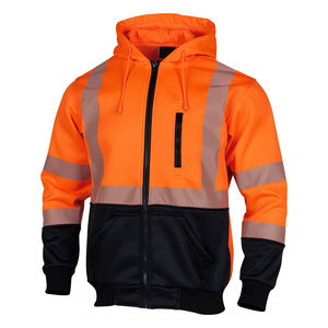 Chaqueta protectora de trabajo de seguridad de poliéster Hi Vis 100% para hombres, ropa de trabajo de alta calidad con servicios OEM a la venta - Product Image 1