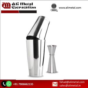 Fabricante de bebidas de barra de acero inoxidable personalizable herramienta de metal esencial para barras de casa - Product Image 2