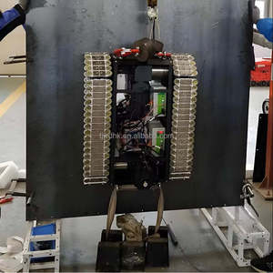 Châssis de robot d'escalade mural magnétique WD à bas prix, état neuf, utilisation pour l'inspection de la construction, moteur 2x200W, engrenage PLC - Product Image 2