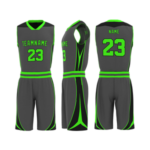 Uniforme de baloncesto deportivo personalizado de alta calidad para hombre, venta al por mayor, ropa deportiva por sublimación, ropa de baloncesto para equipo deportivo - Product Image 3
