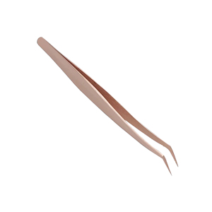 Pince à épiler d'extension de cils en acier inoxydable avec logo personnalisé de haute qualité pince à cils de marque privée à pointe pointue en gros - Product Image 4