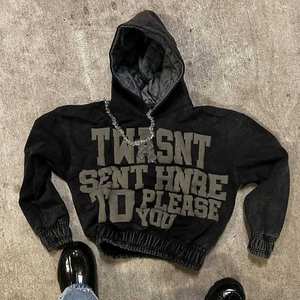 OEM/ODM Service Prix de gros Hommes Puff Printing Hoodies Basic Cotton Blended Heavyweight Solid Color Puff Printing Hoodies - Product Image 4