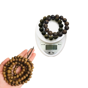 Vietnam Oud Wood <b>Bracelet</b> 16MM-18MM Natural Agarwood <b>Beads</b> Spiritual Jewelry Gift for <b>Men</b> Women Handmade OEM Manufacturer - Product Image 2