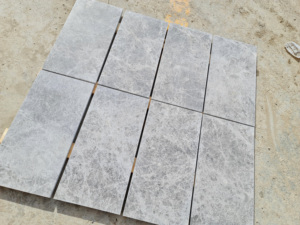 Mármol Gris Tundra Pulido 20x20cm, Muestras Pequeñas, Revestimiento de Paredes Interiores y Exteriores, Pavimentos para Entradas, Fabricado en Turquía, Escalones - Product Image 5