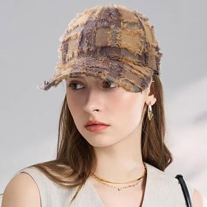 Distressed Dad Hat Washed Cotton Baseball <b>Cap</b> Low Profile <b>Vintage</b> Wholesale Canvas Distressed Baseball <b>Cap</b> - Product Image 2