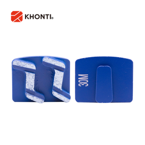 Square-Shaped Metal Bond Diamante Grinding Disc OEM customizáveis S-Shape segmentos para piso concreto sapatos abrasivos - Product Image 2