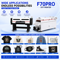 Impresora DTF de 60 cm para Telas Oscuras, Impresión con Tinta Blanca de Alta Opacidad en Camisetas y Sudaderas Negras, Máquina de Película Vibrante I3200