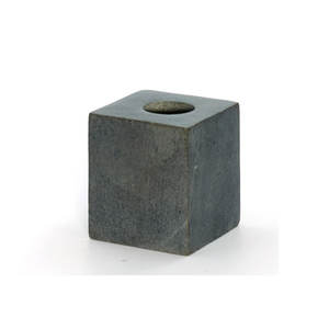 เชิงเทียนทรงสี่เหลี่ยมลายหินสบู่สีเทาขายดีที่สุดสำหรับจัดแสดงภายในที่ทันสมัยและของตกแต่งบ้านที่หรูหรามีจำหน่ายจำนวนมาก - Product Image 5