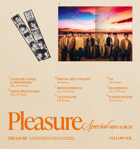 TREASURE - [ PLEASURE ] MINI ÁLBUM ESPECIAL KPOP, ÉXITO DE VENTAS EN COREA - Product Image 4