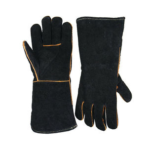 Meilleure fabrication gants de soudage en cuir de vachette à doigts entiers poignées confortables et résistantes protection respirante antidérapante - Product Image 6