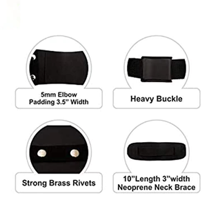 Blaster de bras en néoprène robuste et résistant, avec logo personnalisé, équipement de fitness de haute qualité pour la salle de sport, offrant une protection professionnelle - Product Image 5