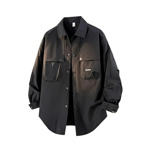 Chaqueta a cuadros de franela con forro de lana de invierno para hombre con botón, Chaqueta de manga larga con capucha, suéter para mujer, abrigo, Chaqueta estilo motocicleta - Product Image 2